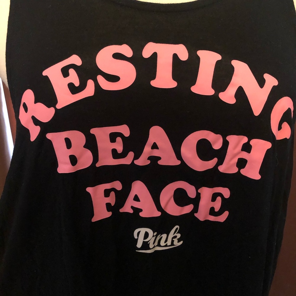 🖤SALE 🖤 Pink resting beach face tank